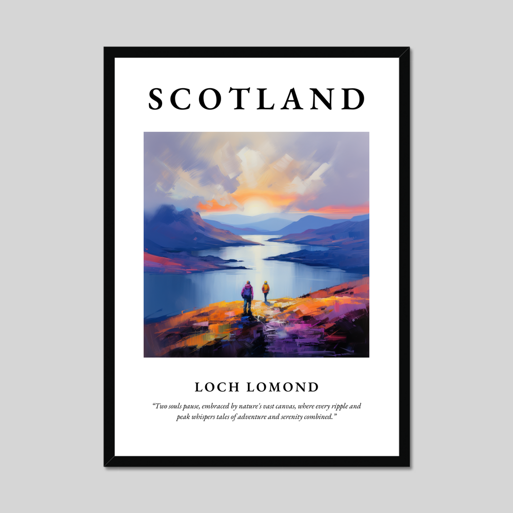 Poster of Loch Lomond, Scotland.