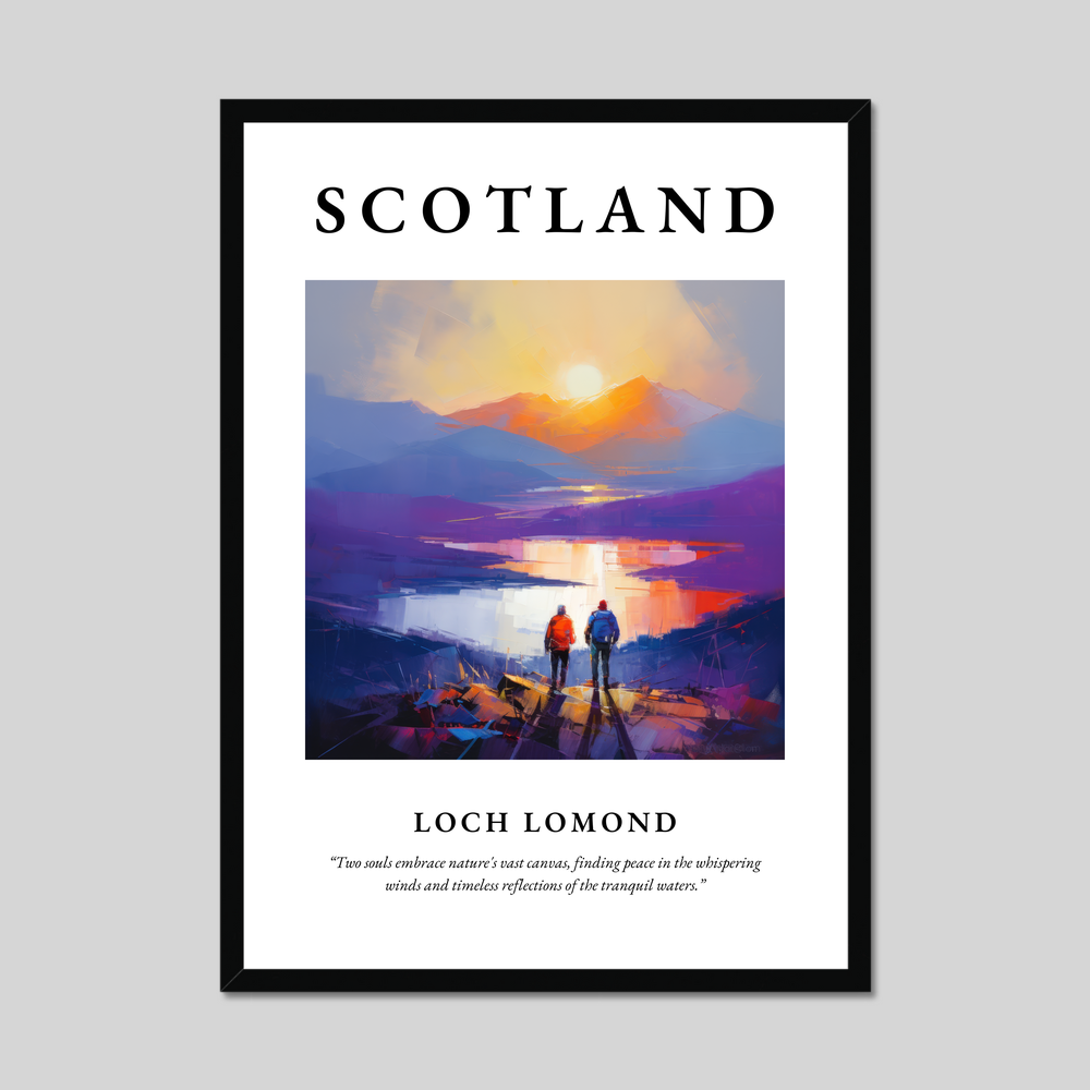 Poster of Loch Lomond, Scotland.