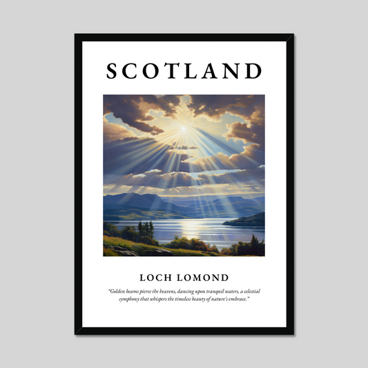 Poster of Loch Lomond, Scotland.