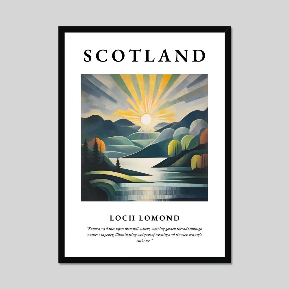 Poster of Loch Lomond, Scotland.