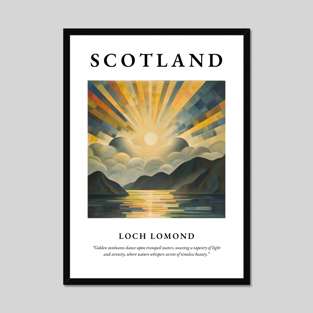 Poster of Loch Lomond, Scotland.