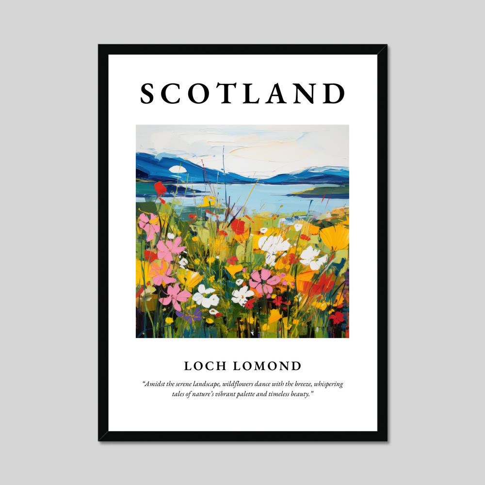 Poster of Loch Lomond, Scotland.