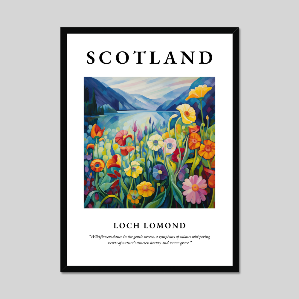 Poster of Loch Lomond, Scotland.