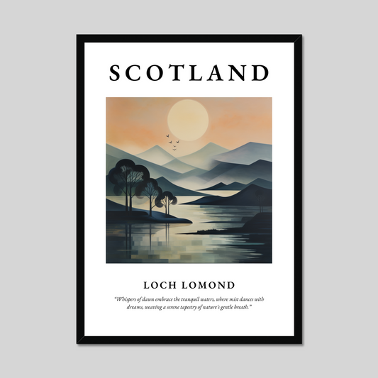 Poster of Loch Lomond, Scotland.