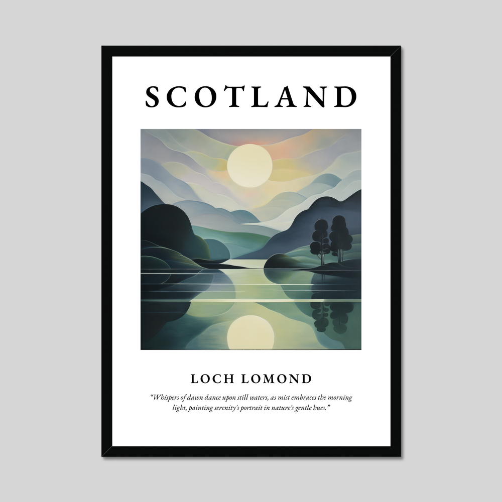 Poster of Loch Lomond, Scotland.