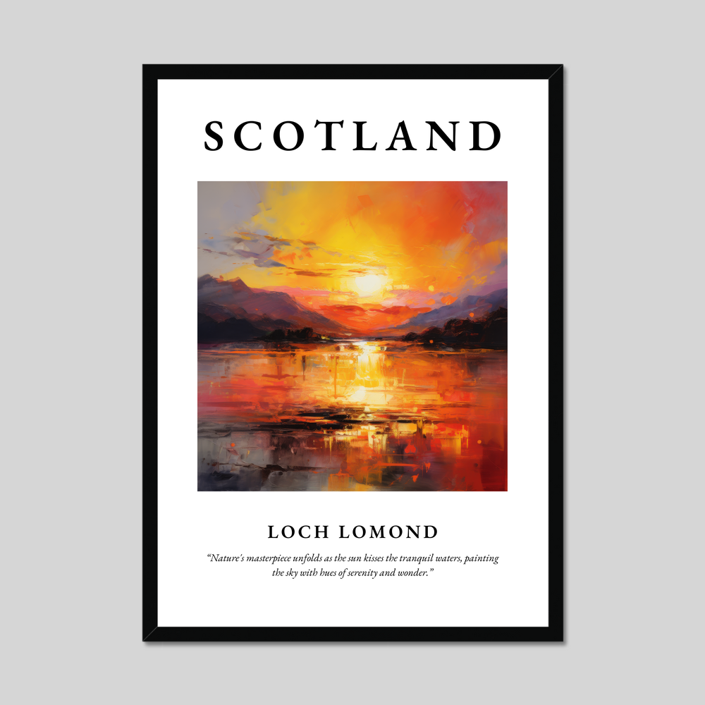 Poster of Loch Lomond, Scotland.