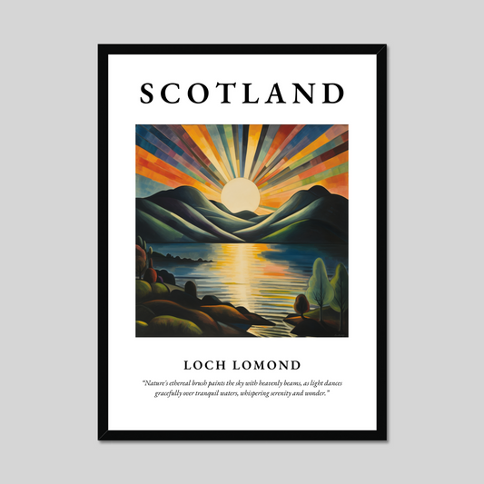 Poster of Loch Lomond, Scotland.