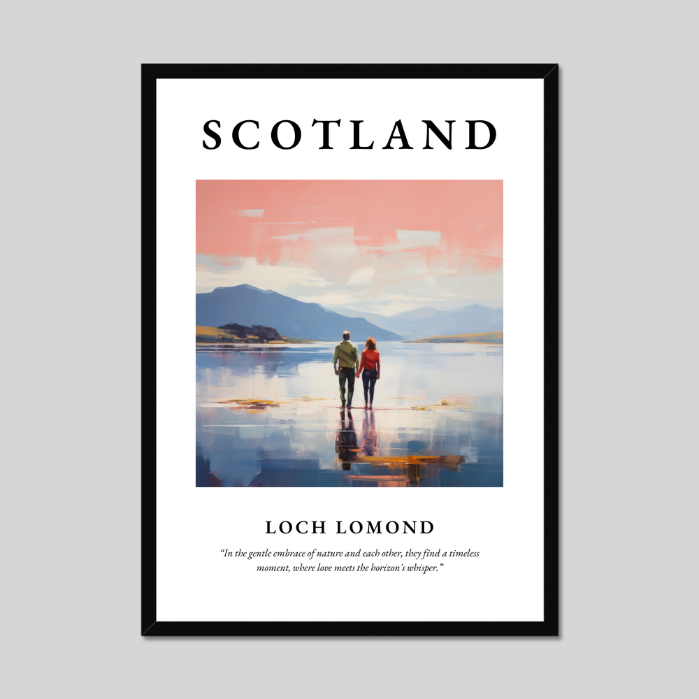 Poster of Loch Lomond, Scotland.