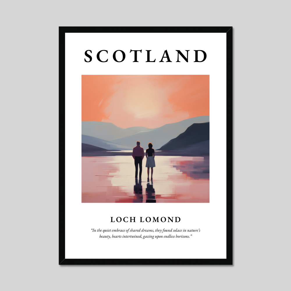 Poster of Loch Lomond, Scotland.