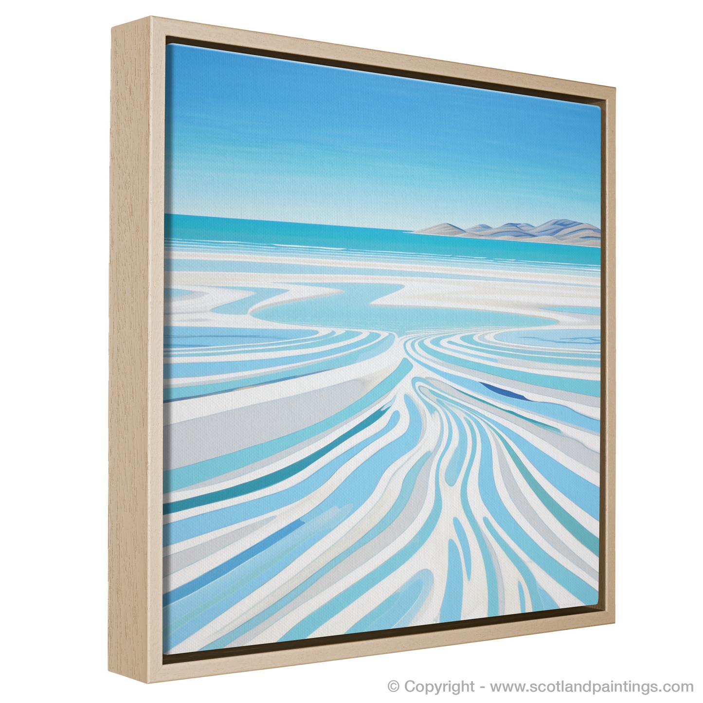 Painting and Art Print of Luskentyre Beach, Isle of Harris entitled "Luskentyre Beach Rhythms".