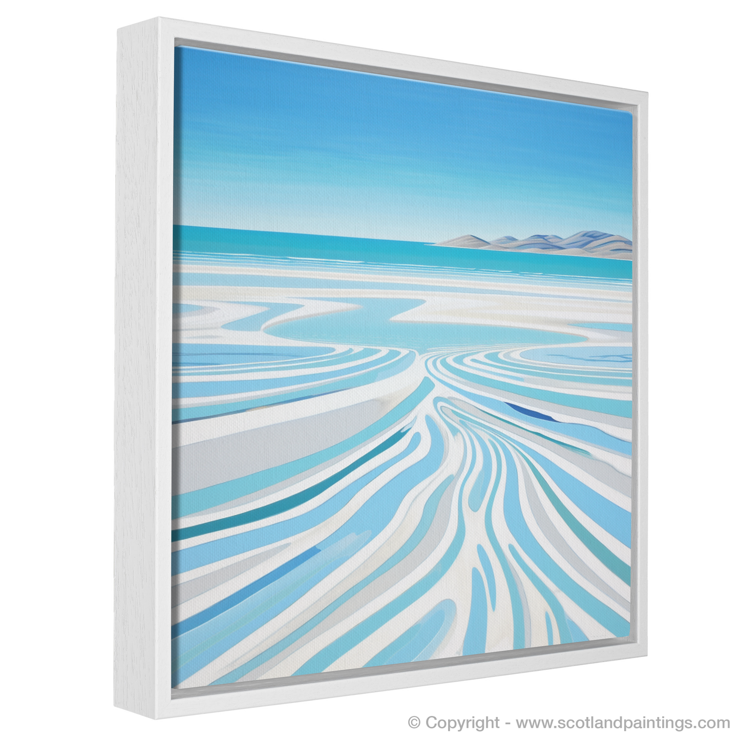 Painting and Art Print of Luskentyre Beach, Isle of Harris entitled "Luskentyre Beach Rhythms".