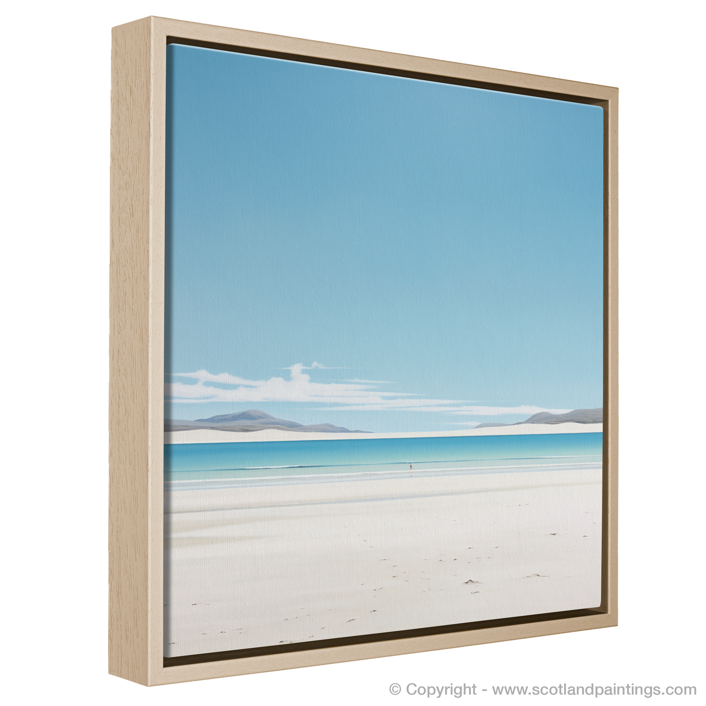 Painting and Art Print of Luskentyre Beach, Isle of Harris entitled "Tranquil Shores of Luskentyre Beach".