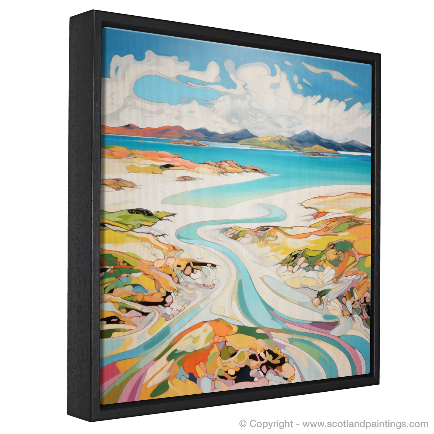 Painting and Art Print of Camusdarach Beach, Arisaig entitled "Abstract Reverie of Camusdarach Beach".