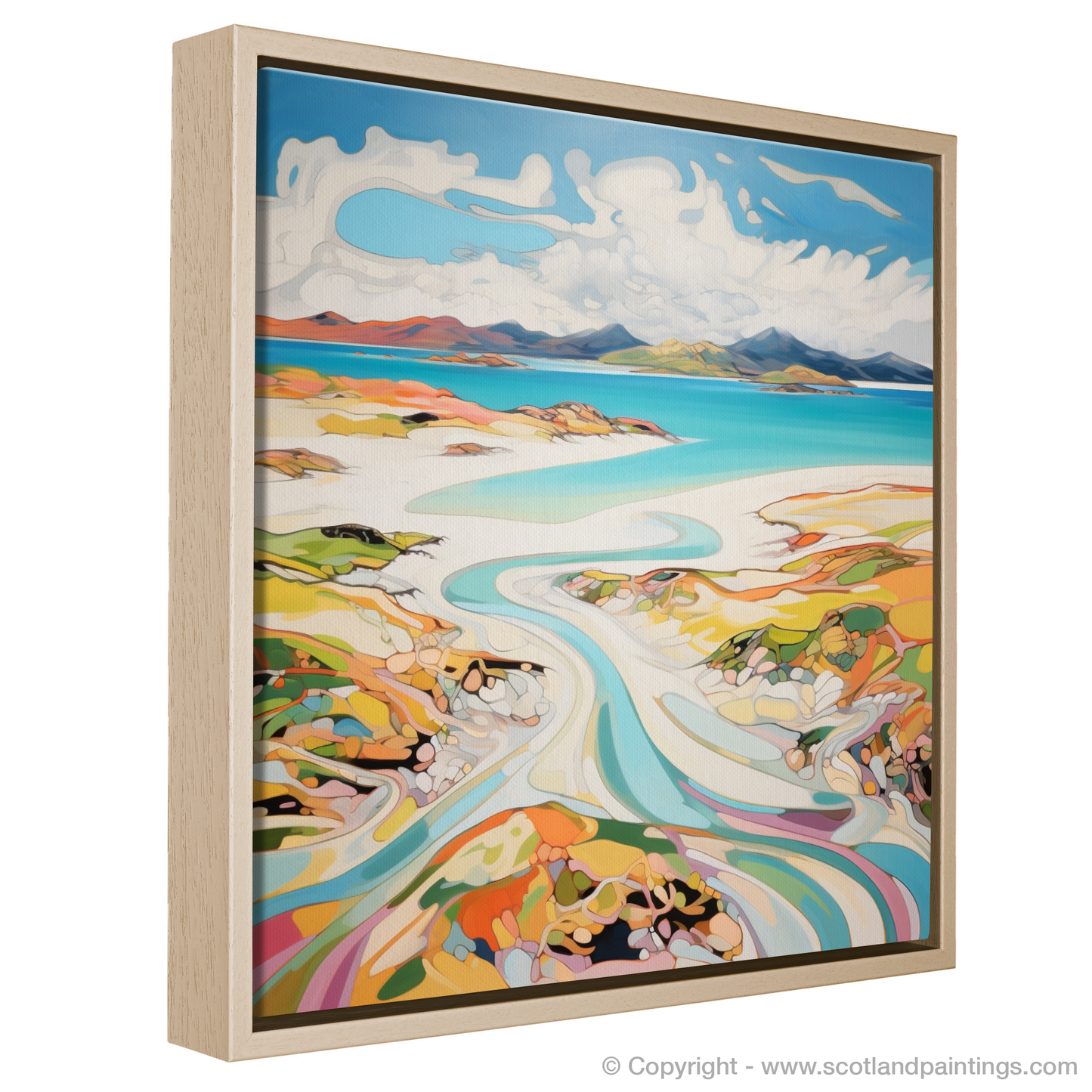 Painting and Art Print of Camusdarach Beach, Arisaig entitled "Abstract Reverie of Camusdarach Beach".