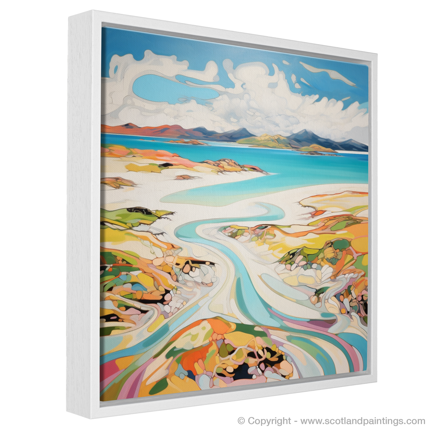 Painting and Art Print of Camusdarach Beach, Arisaig entitled "Abstract Reverie of Camusdarach Beach".