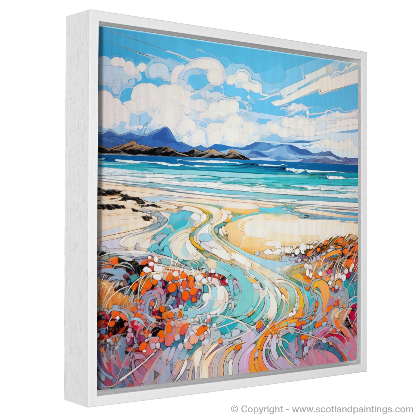 Painting and Art Print of Camusdarach Beach, Arisaig entitled "Abstract Ode to Camusdarach Beach".