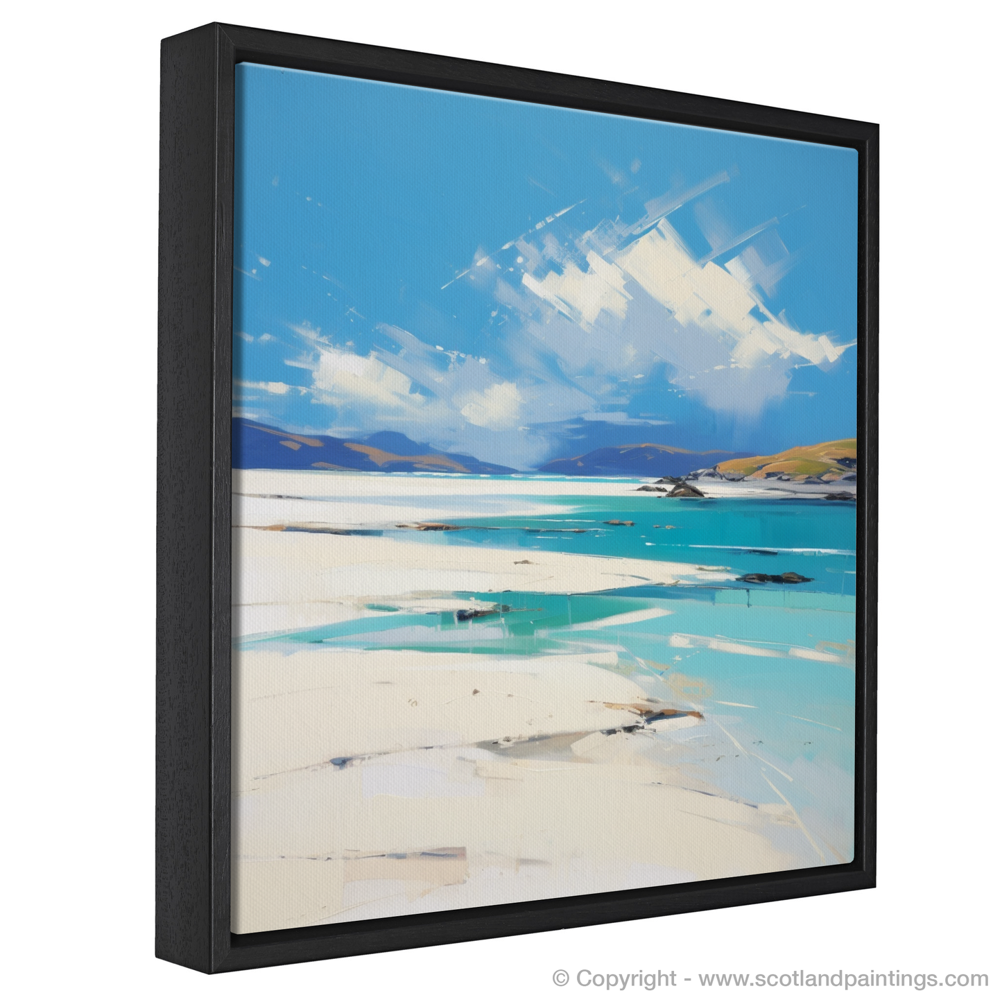 Painting and Art Print of Luskentyre Beach, Isle of Harris. Ethereal Shores of Luskentyre Beach.