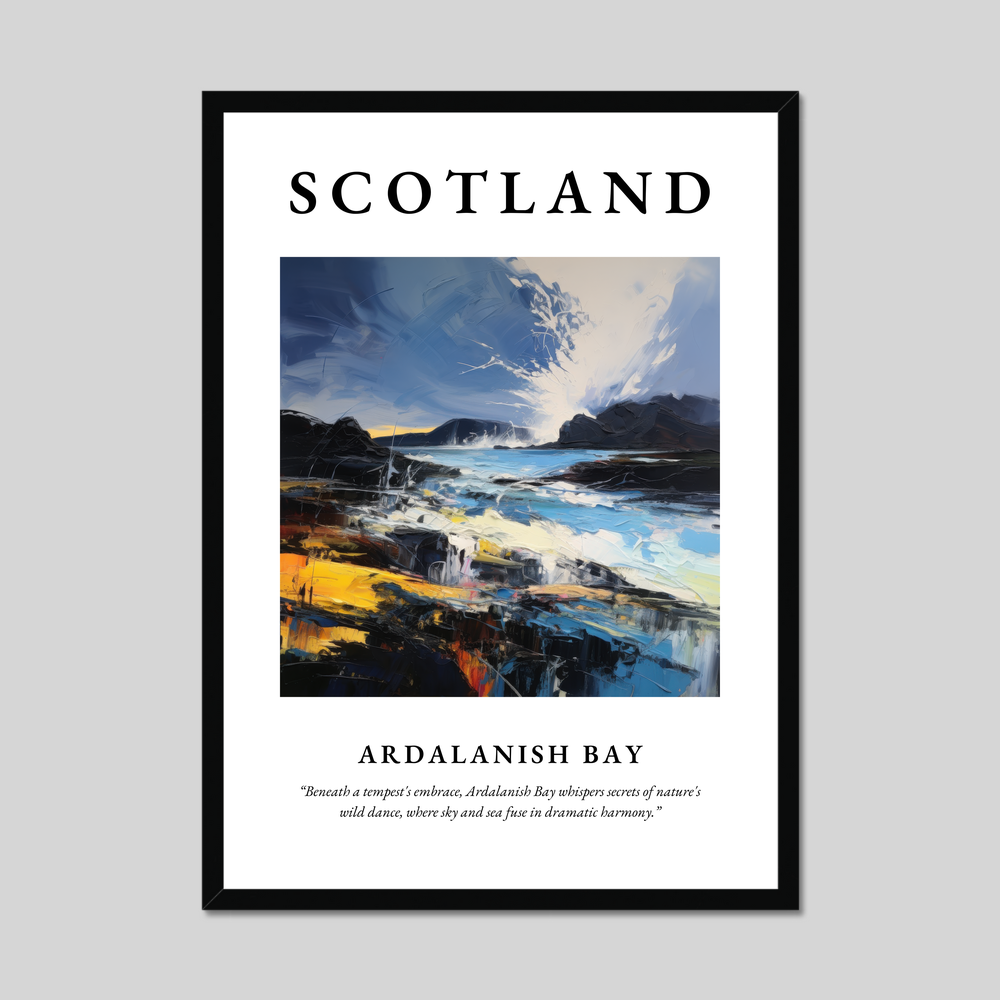 Poster of Ardalanish Bay, Scotland.