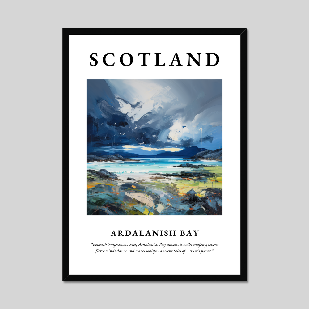 Poster of Ardalanish Bay, Scotland.