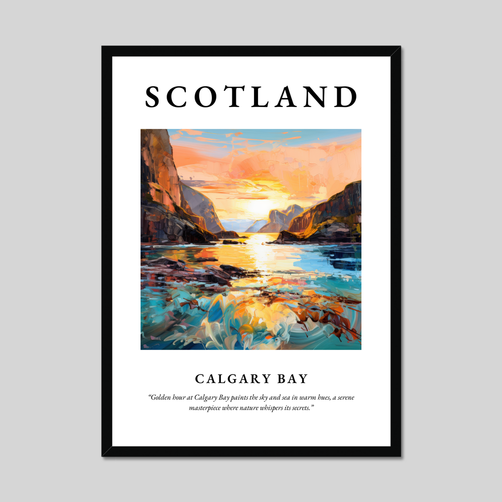 Poster of Calgary Bay, Scotland.