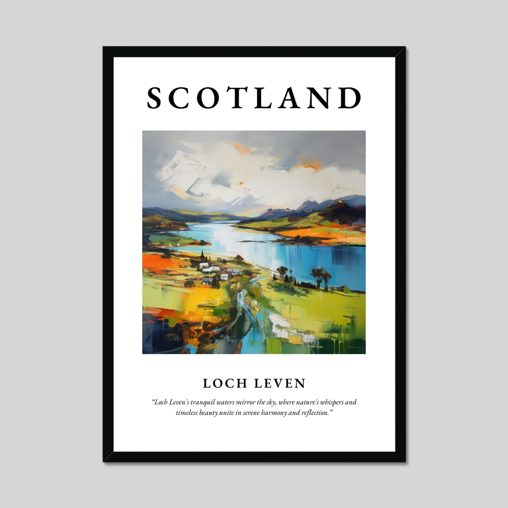 Poster of Loch Leven, Scotland.