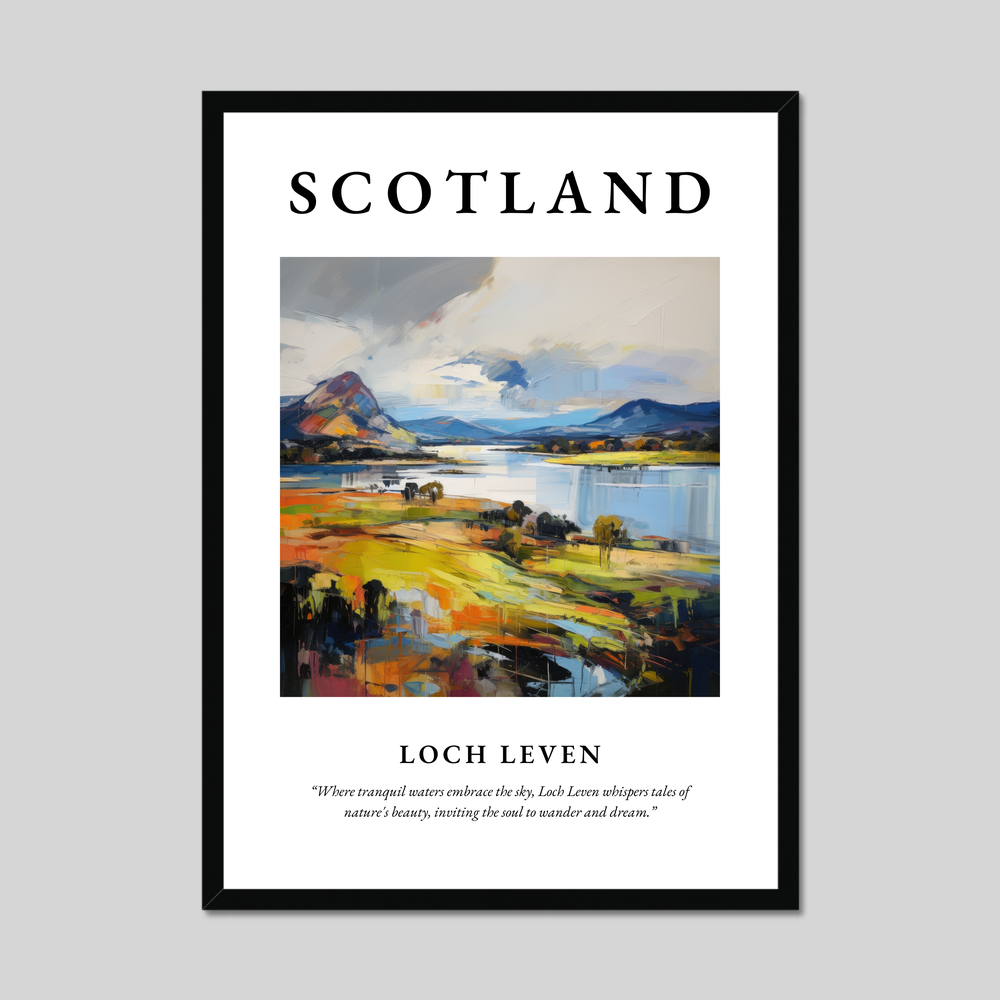 Poster of Loch Leven, Scotland.