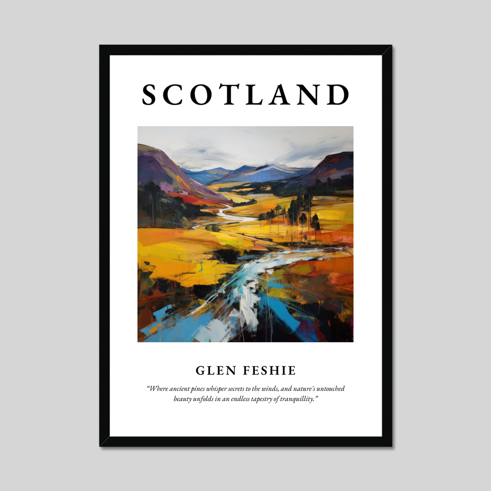 Poster of Glen Feshie, Scotland.