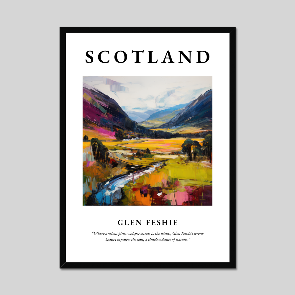 Poster of Glen Feshie, Scotland.