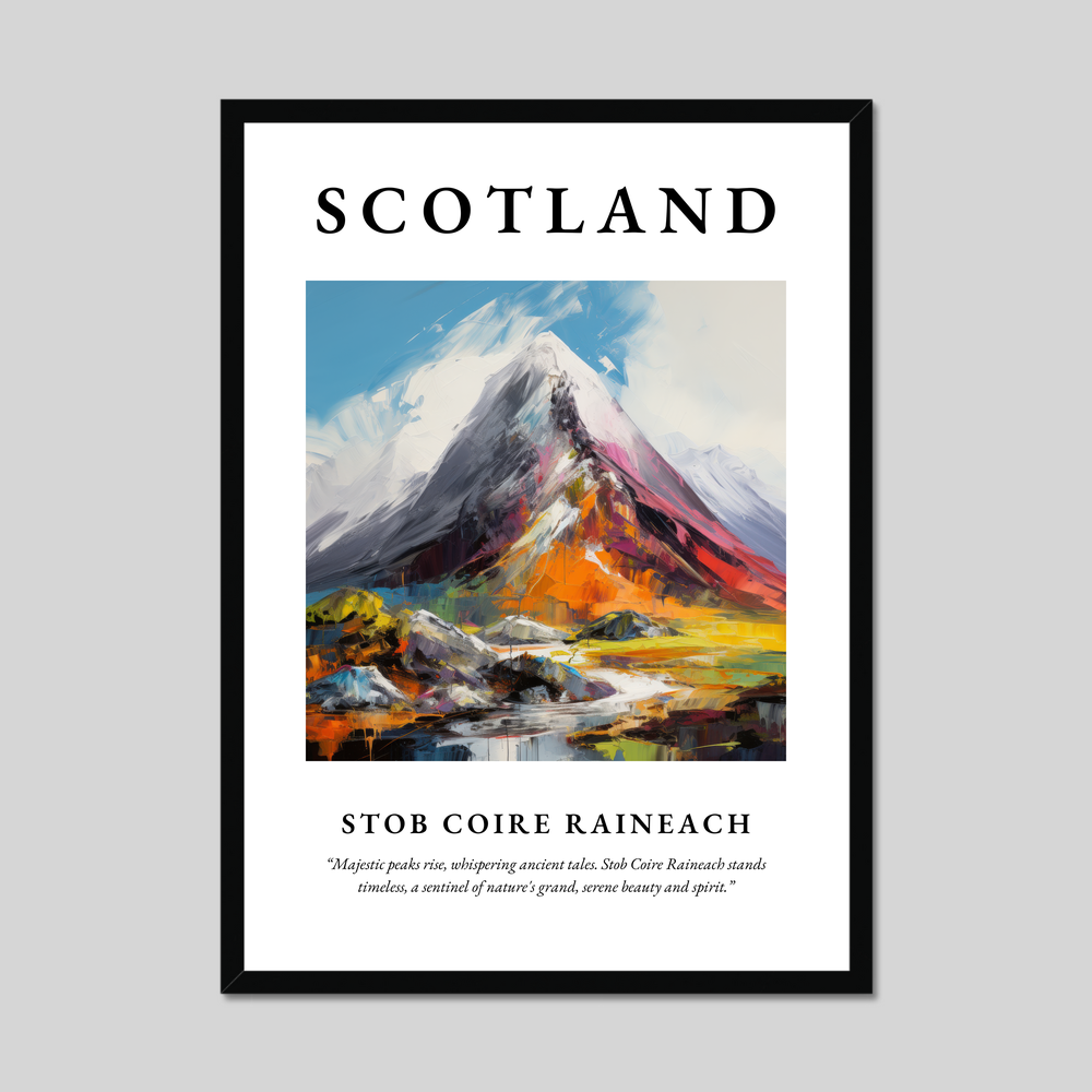 Poster of Stob Coire Raineach, Scotland.