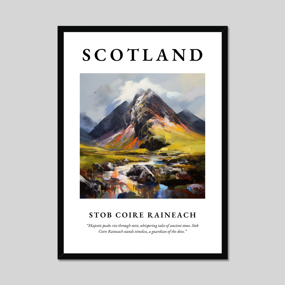 Poster of Stob Coire Raineach, Scotland.