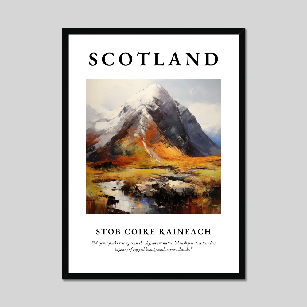 Poster of Stob Coire Raineach, Scotland.