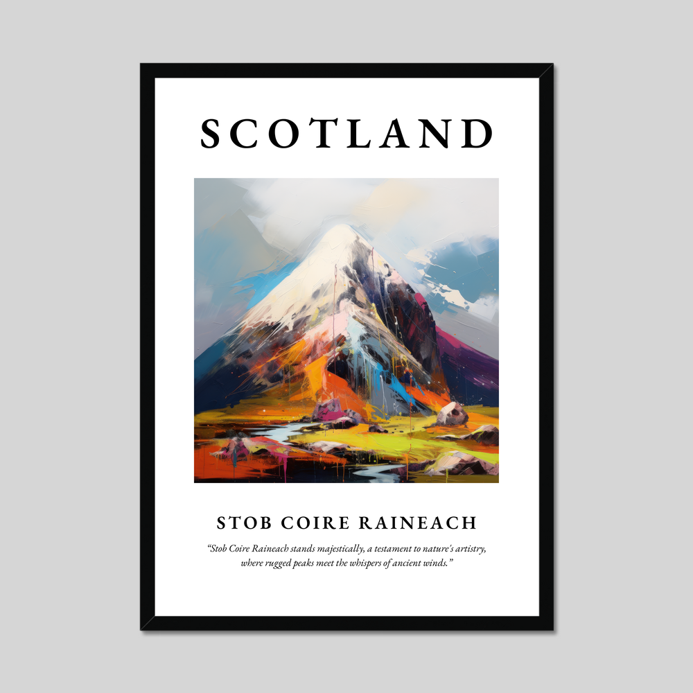 Poster of Stob Coire Raineach, Scotland.