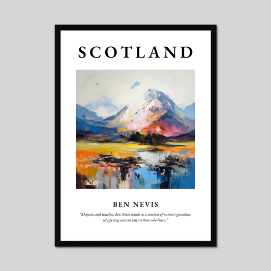 Poster of Ben Nevis, Scotland.