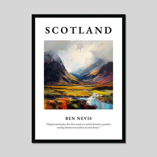 Poster of Ben Nevis, Scotland.