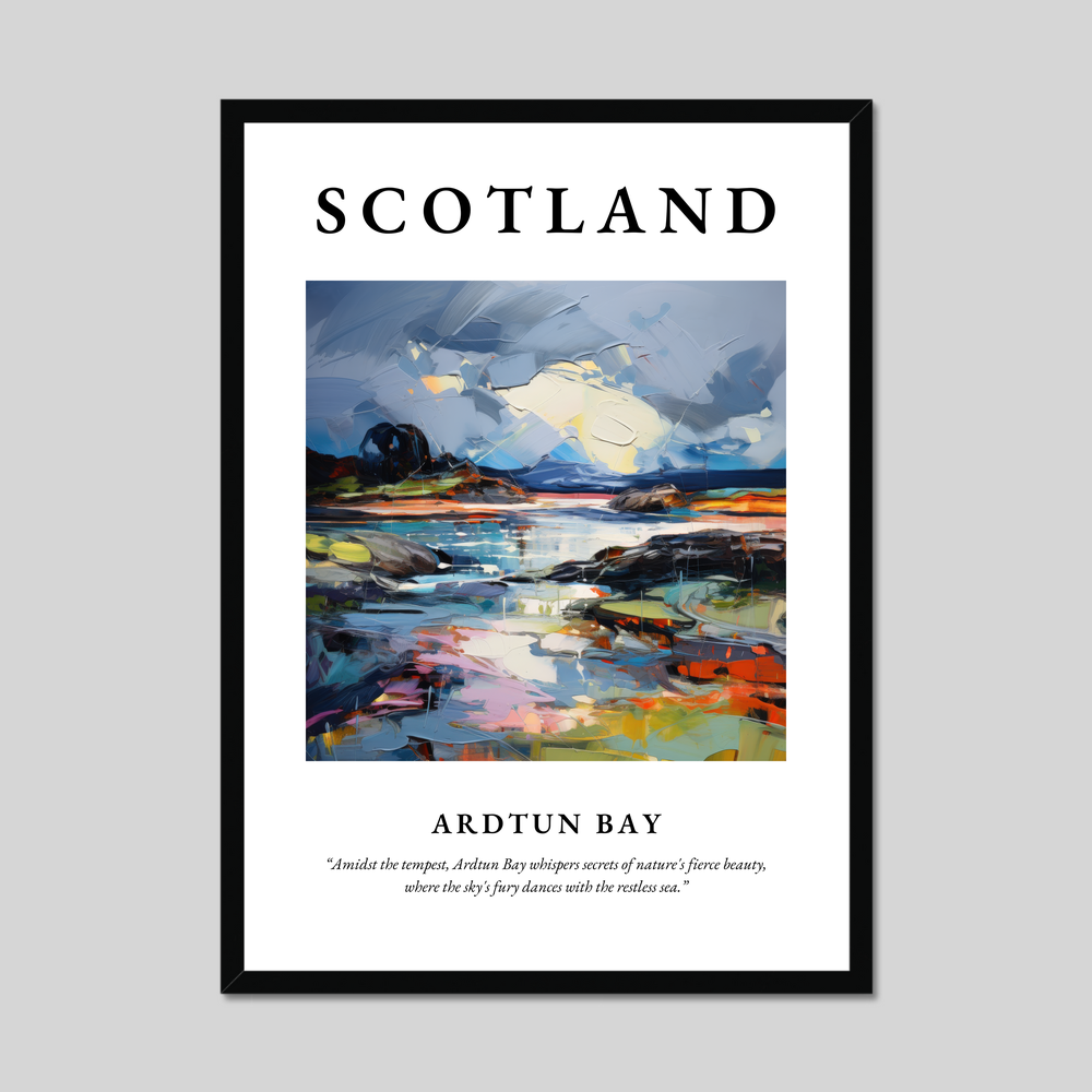 Poster of Ardtun Bay, Scotland.