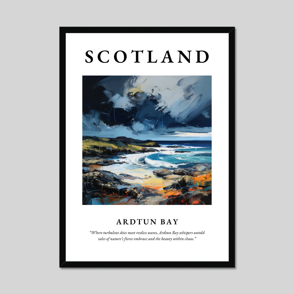 Poster of Ardtun Bay, Scotland.