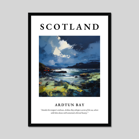 Poster of Ardtun Bay, Scotland.