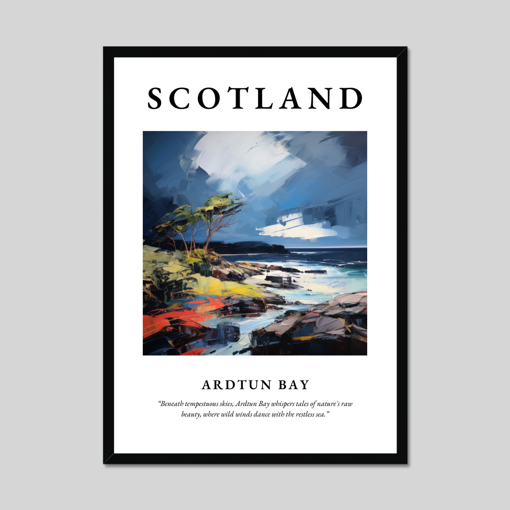 Poster of Ardtun Bay, Scotland.