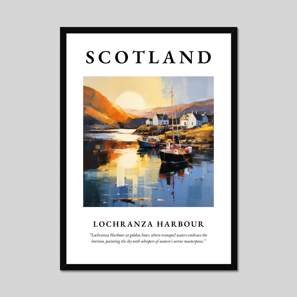 Poster of Lochranza Harbour, Scotland.