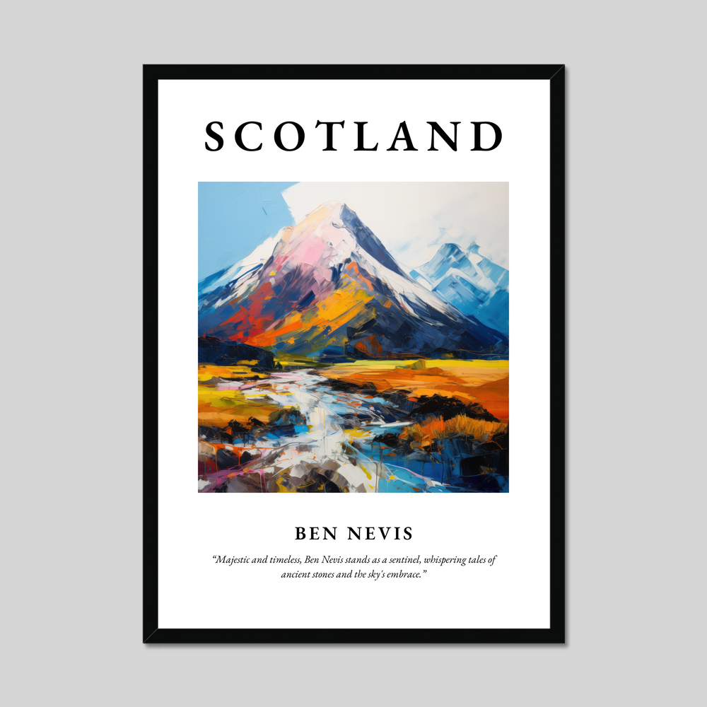 Poster of Ben Nevis, Scotland.