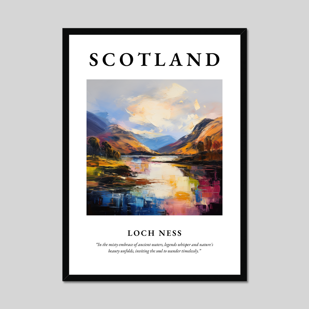 Poster of Loch Ness, Scotland.