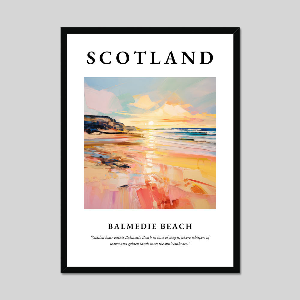 Poster of Balmedie Beach, Scotland.