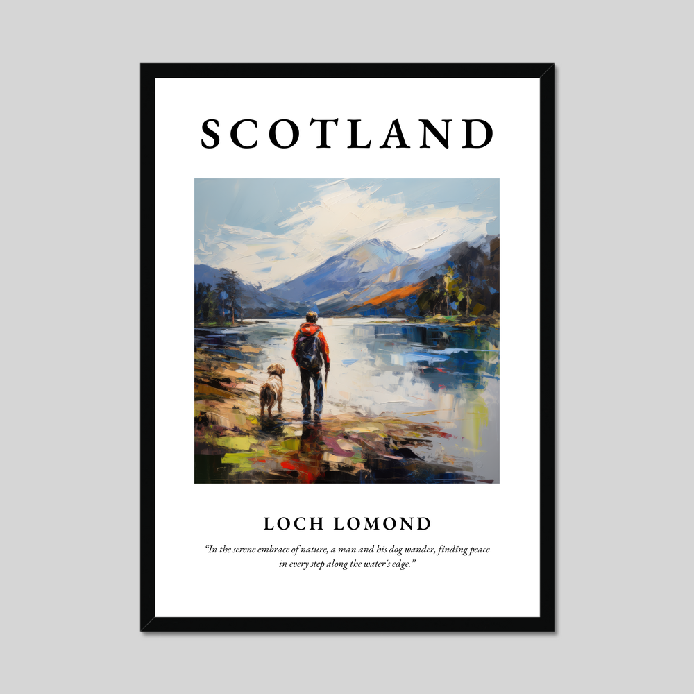 Poster of Loch Lomond, Scotland.