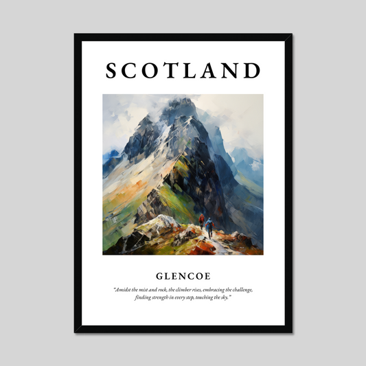 Poster of Glencoe, Scotland.