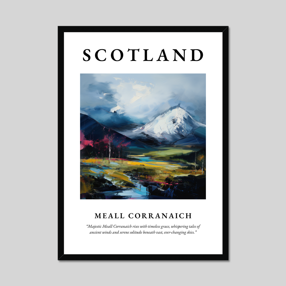 Poster of Meall Corranaich, Scotland.