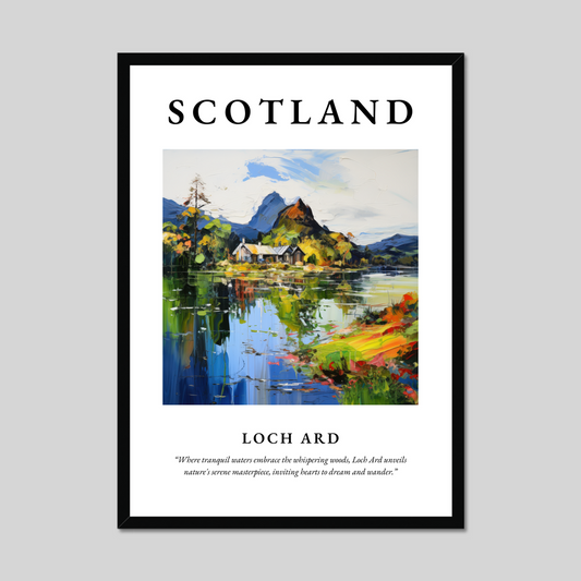 Poster of Loch Ard, Scotland.