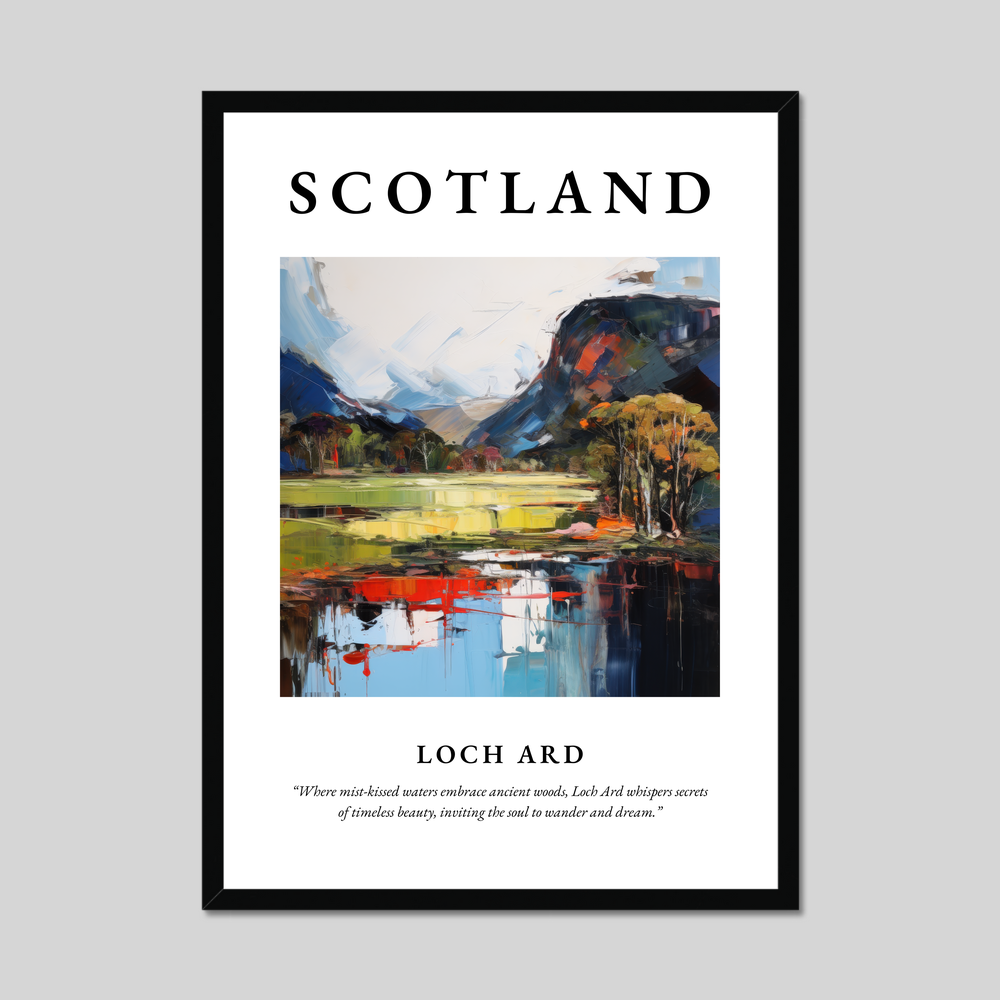 Poster of Loch Ard, Scotland.