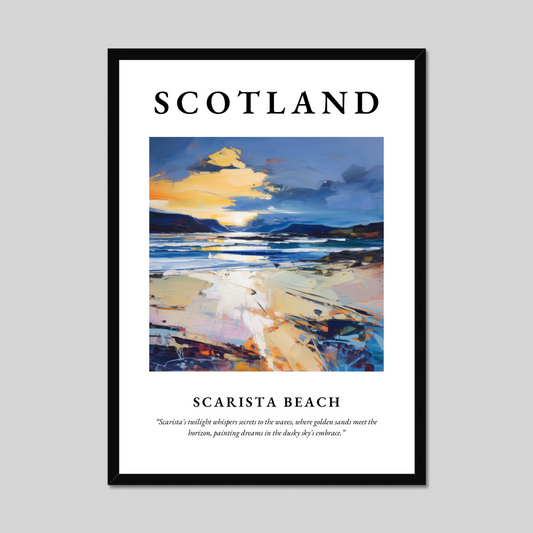 Poster of Scarista Beach, Scotland.