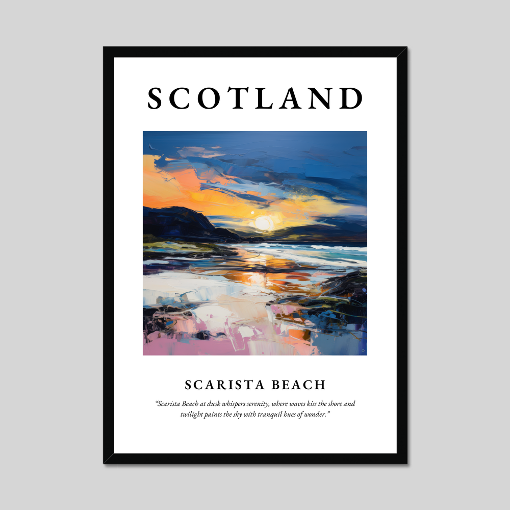 Poster of Scarista Beach, Scotland.