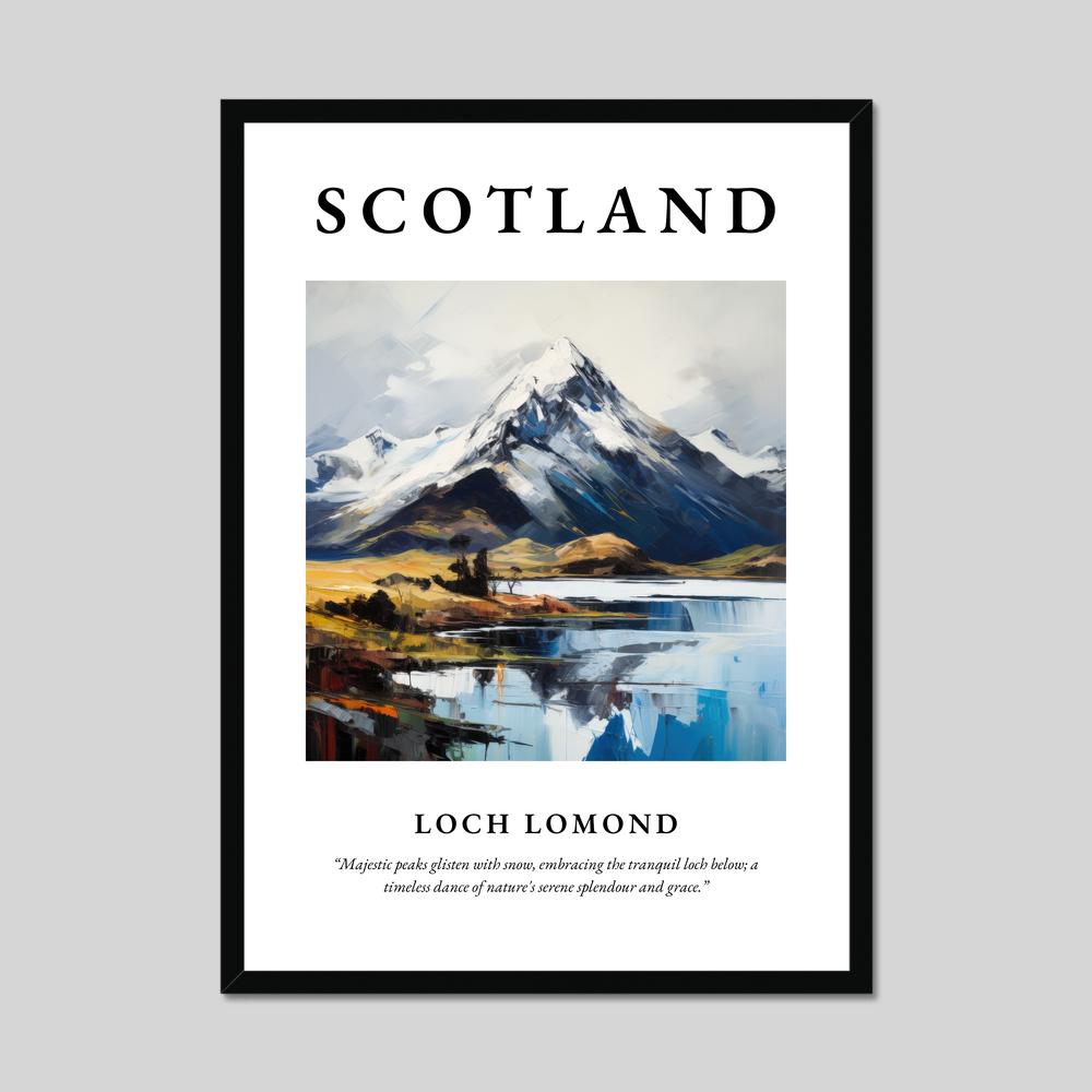 Poster of Loch Lomond, Scotland.